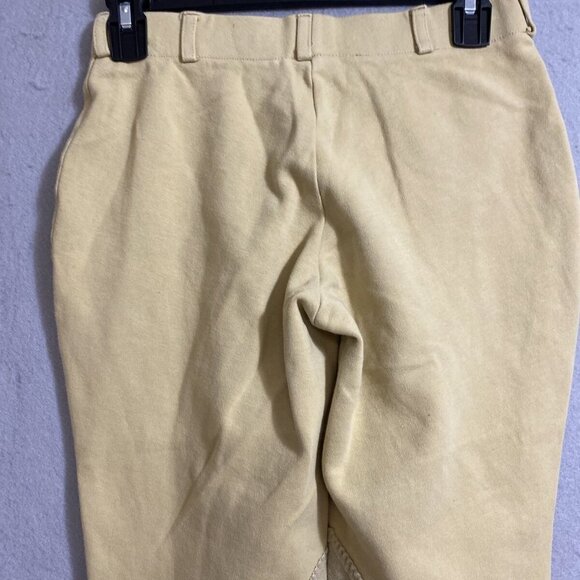 Tuff Rider  Tailored Riding Pants Jodhpurs Equestrian Knee Patch Beige Size 28 - Picture 5 of 8